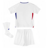 Maglie da calcio Olympique Lyonnais Prima Maglia Bambino 2024-25 Manica Corta (+ Pantaloni corti)